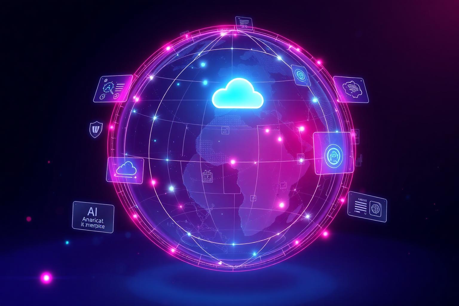 Global IT training network with cloud, AI and security